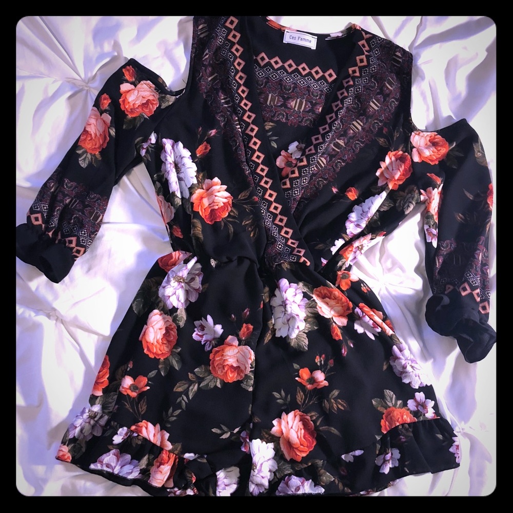 Floral romper